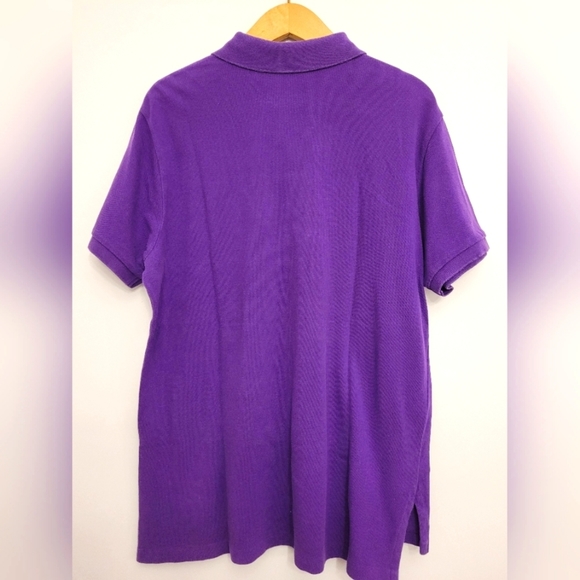Ralph Lauren - Purple Polo Shirt (XL) - Picture 4 of 4